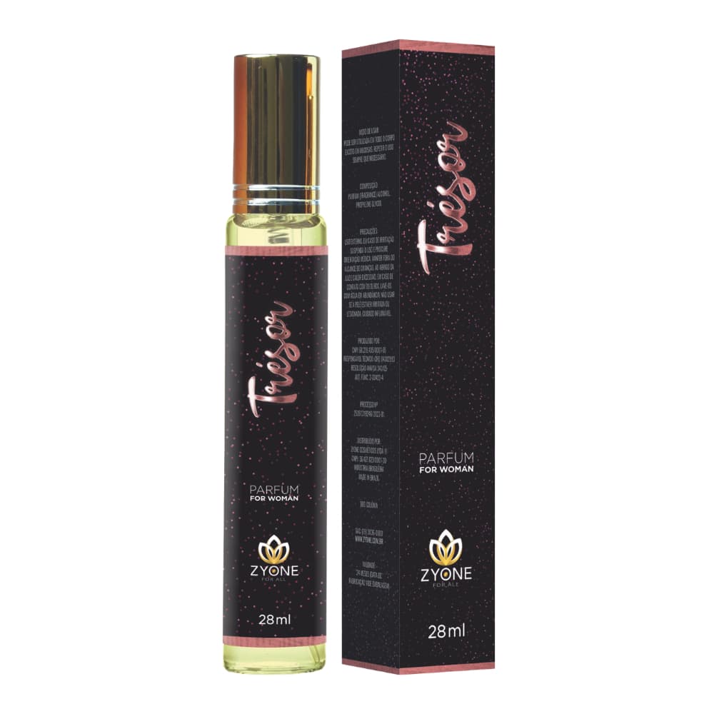 Perfume Feminino Tresor 28ml Zyone Alta Fixação Essência Importada Parfum