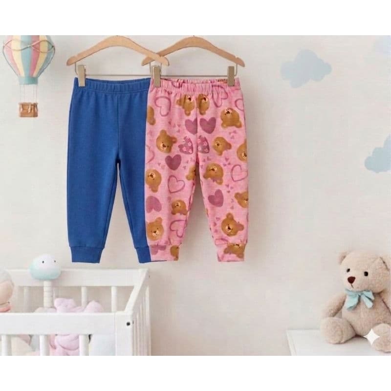 Kit 3 calça  Mijão Bebê Culote Algodão Menino Menina Roupa De Bebê Enxoval