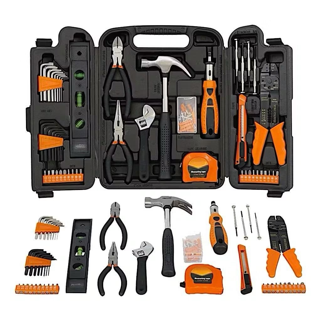 Kit Jogo De Ferramentas 200/129/21 Pcs Completo C/Soquetes Chaves Maleta CASA PIMENTA TOP1