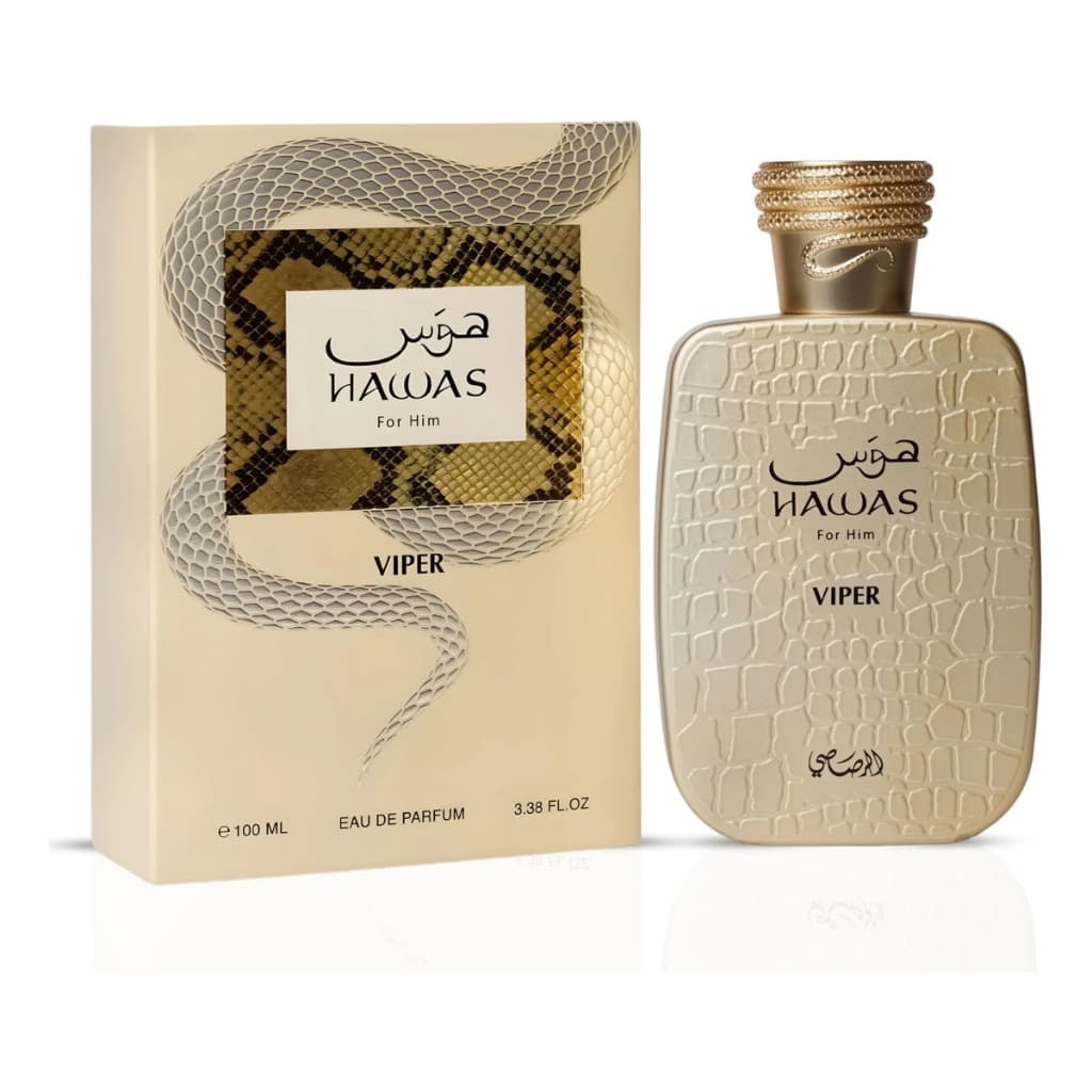 Perfume Rasasi Hawas Viper EDP 100ml Masculino Original Importado Alta Fixação