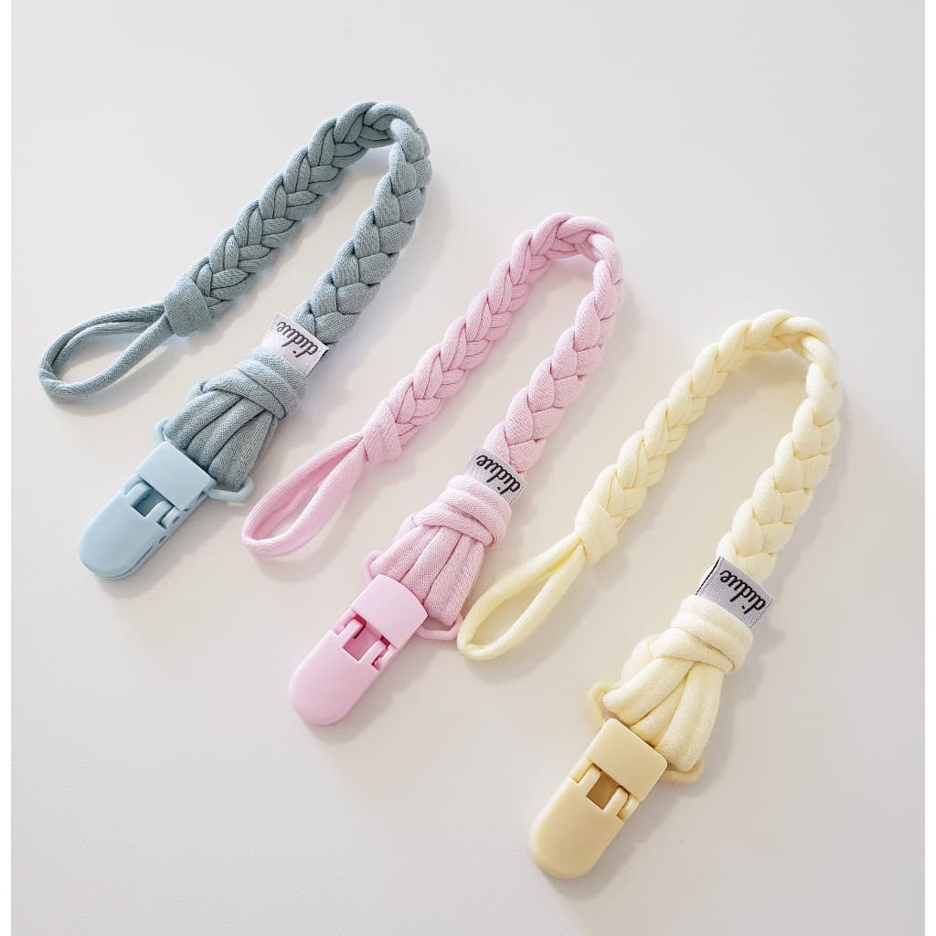 Kit 3 Prendedores de chupeta para bebê [Linha Premium] 100%algodão – Didue