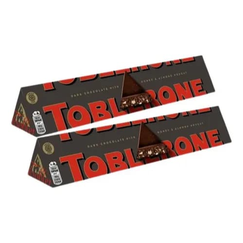 Kit 2 unidade Chocolate Toblerone Dark 100g Importado Suíça