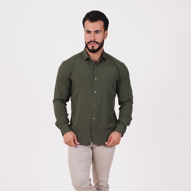 Camisa Social Masculina Manga Longa Slim Premium Lisa Formal Trabalho Escritorio Confort Leve