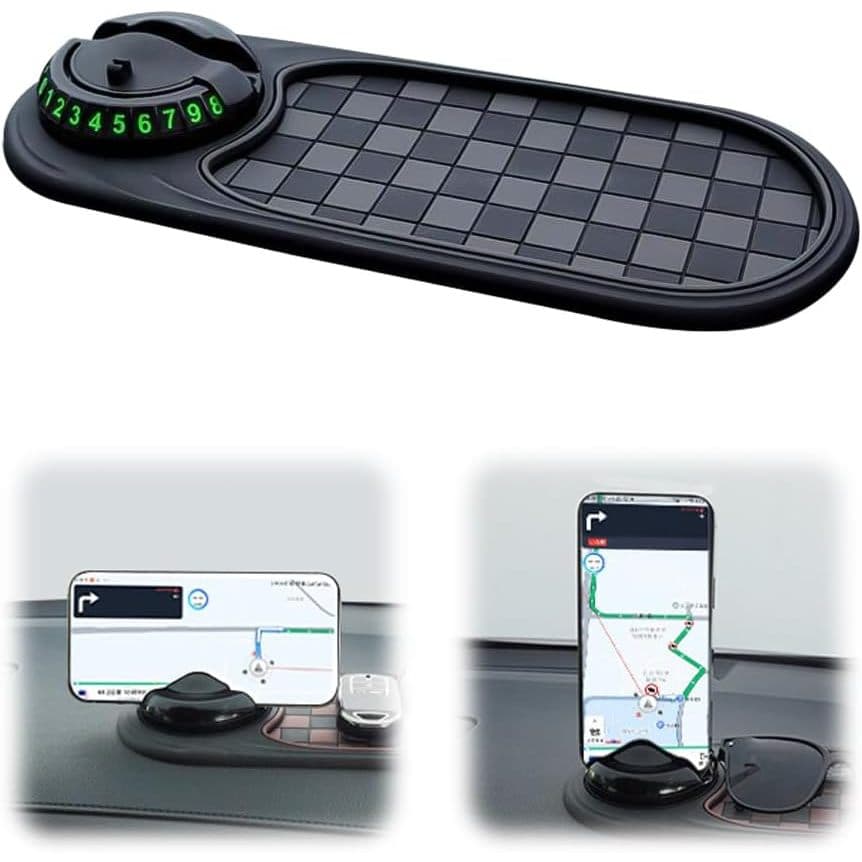 Tapete Antiderrapante Para Carro Multiuso Estabilizador de Objetos Suporte para Celular e Acessórios Interior