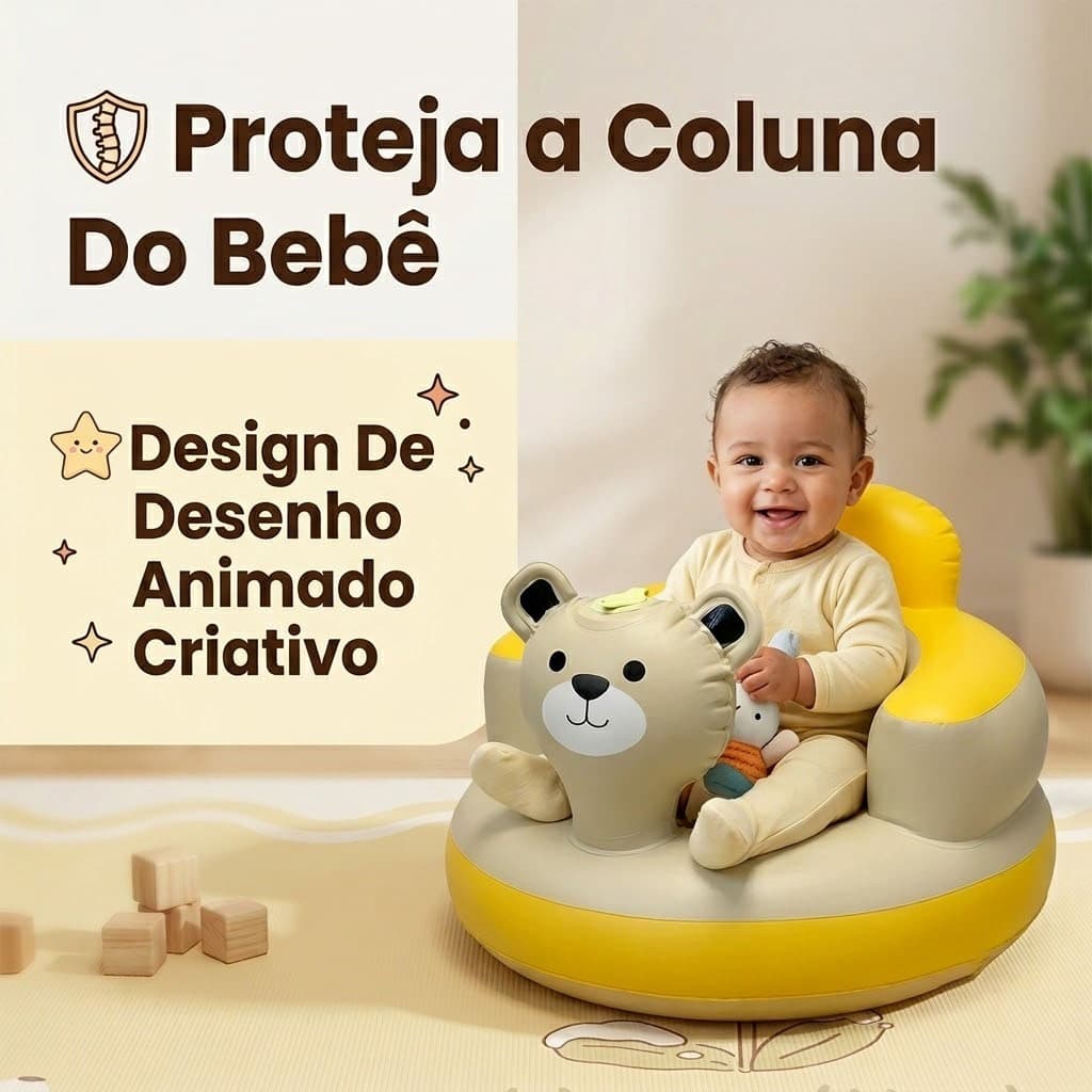 Portátil Sofá Infantil Inflável Cadeira Poltrona Para Bebês Jogos Internos E Externos