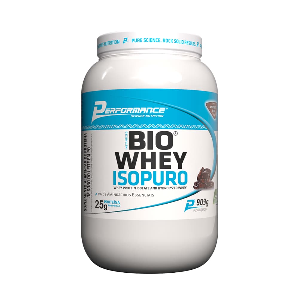 Bio whey isopuro protein - sabor chocolate belga 909g Performance