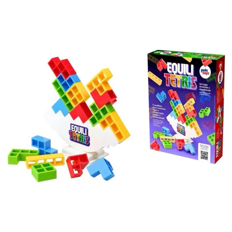 Jogo Equili Tetris Brinquedo de Raciocínio Lógico Brinquedo Educativo