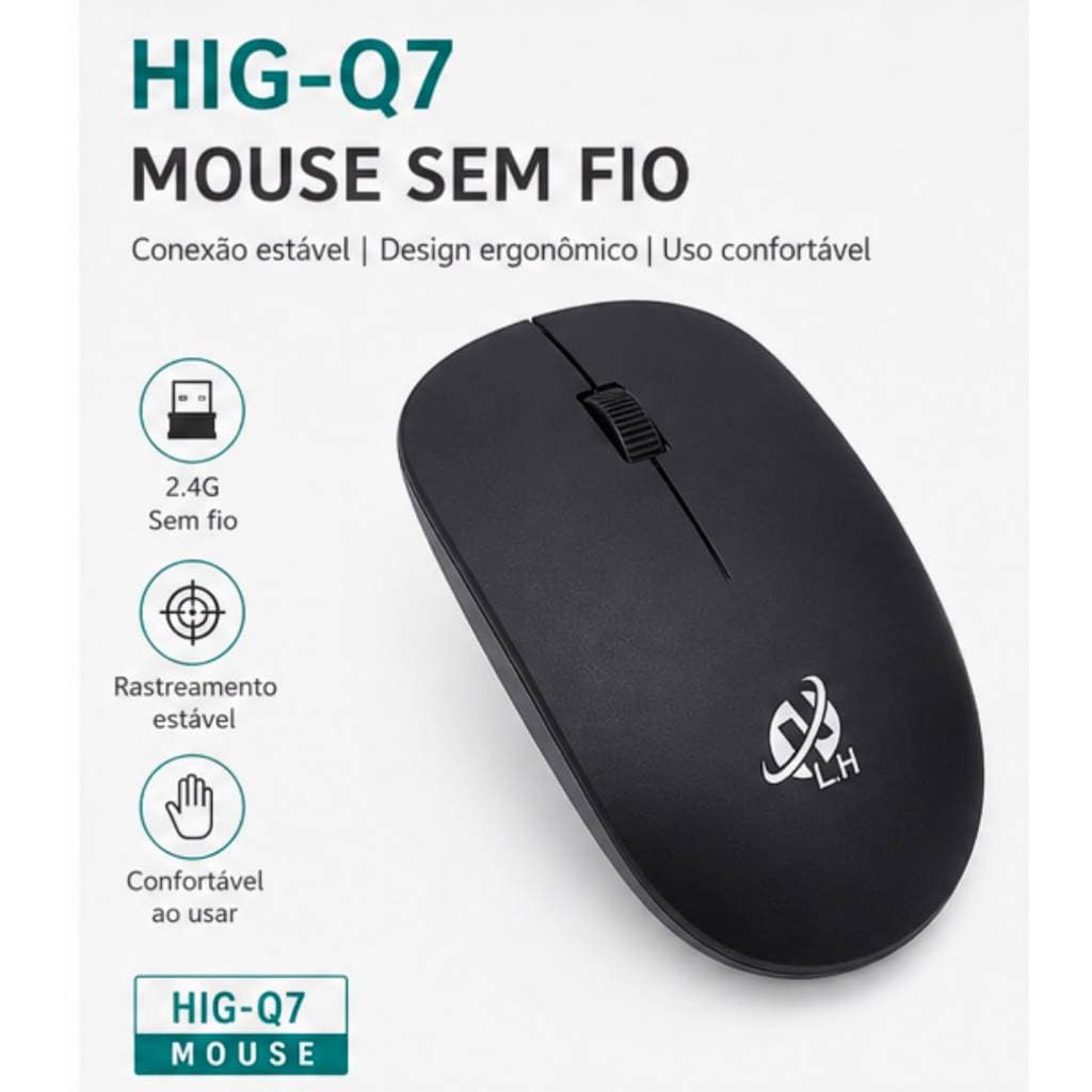Mouse Sem Fio  Notebook Tablet Windows mac Linux iPad