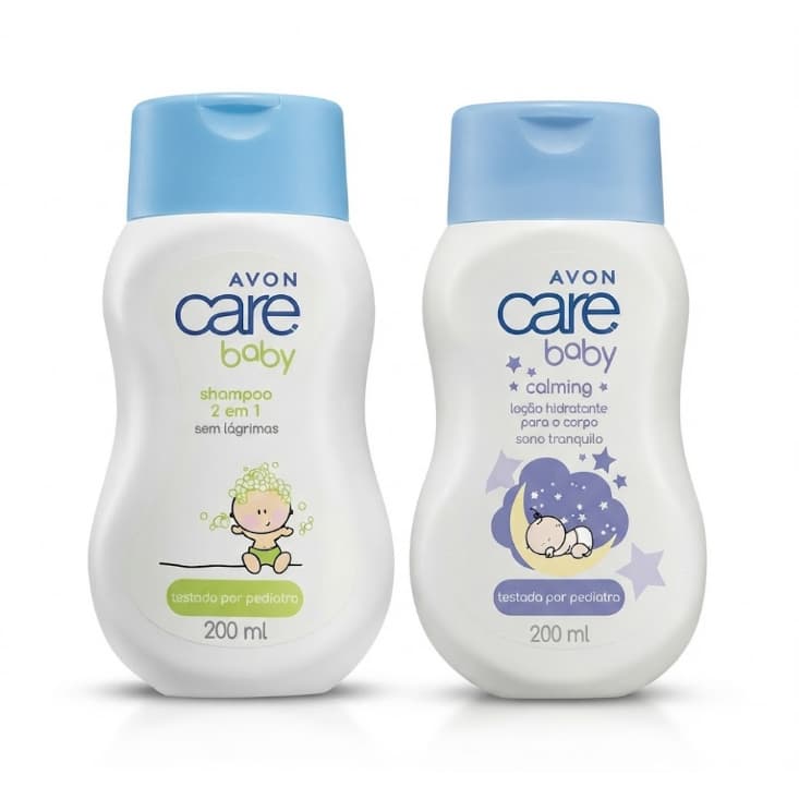 Avon Care Baby Loção Hidratante, Shampoo 2em1