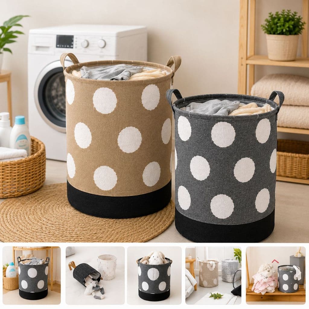 Cesto de Roupa Suja Organizador Multiuso Dobrável Para Roupas Brinquedos Lavanderia Banheiro Casa
