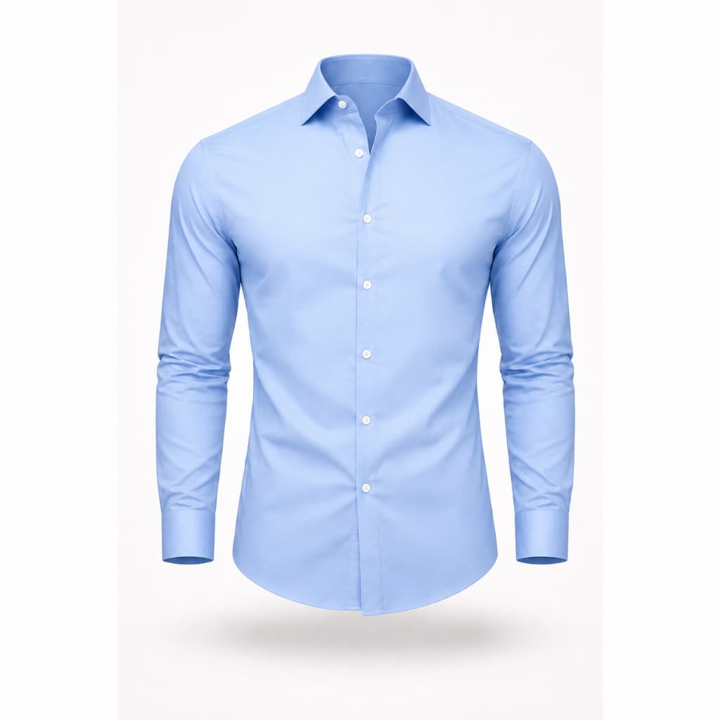 Camisa Gola Polo Social Masculina Slim Manga Longa Lisa Blusa Social Premium P Ao GG