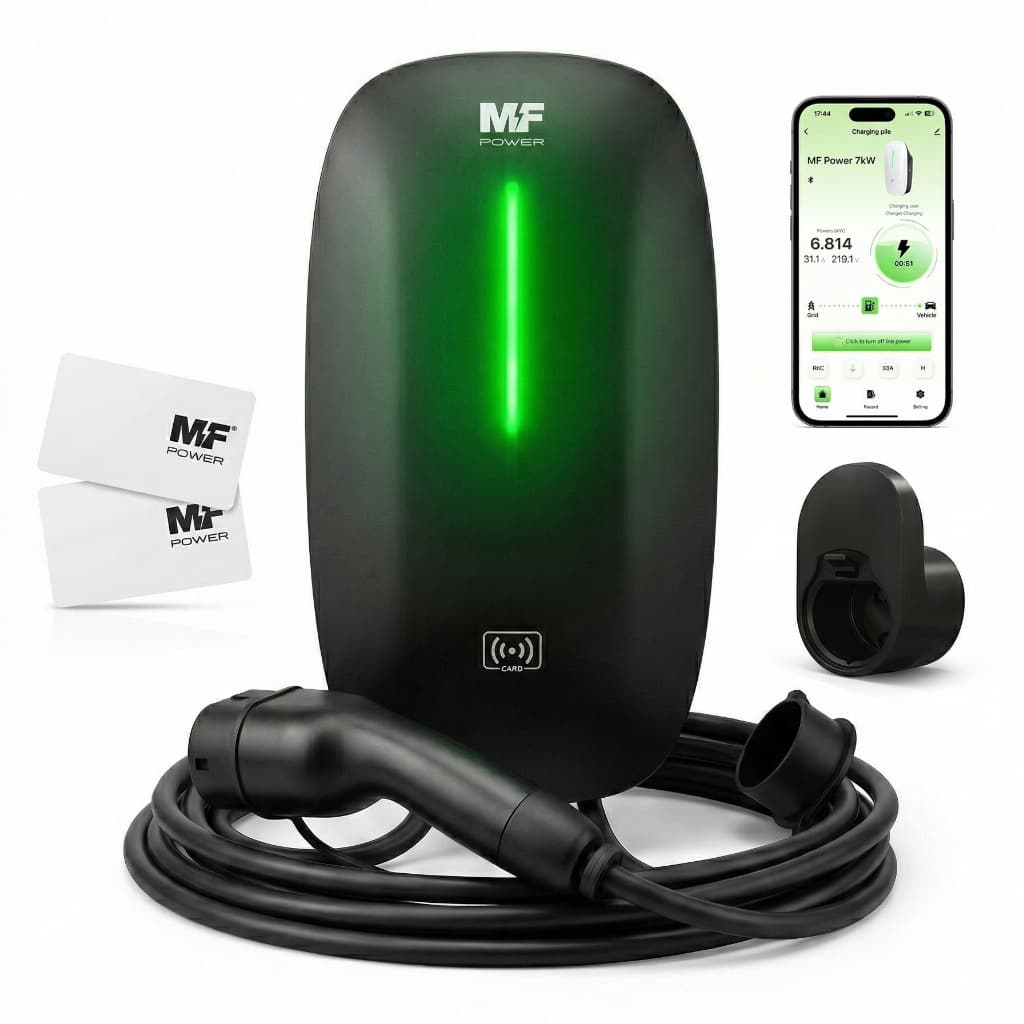 Carregador Para Carro Elétrico Wallbox MF Power 7kW 32A 220V BYD GWM Geely Volvo Chevrolet Leapmotor