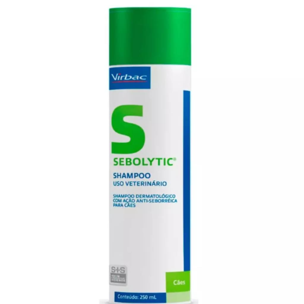 Sebolytic 250ml Shampoo Dermatológico Para Cães - Virbac