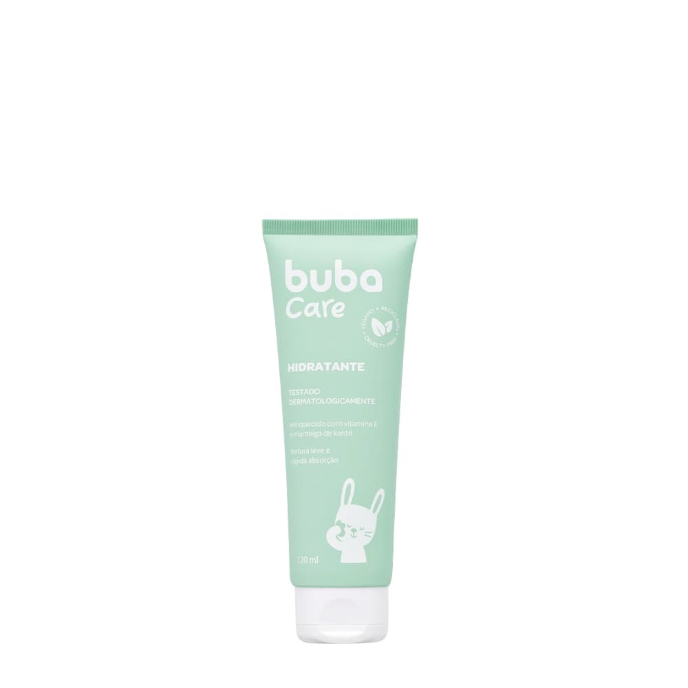 Creme Loção Hidratante Corporal Infantil Para Bebê Buba Care 120ml