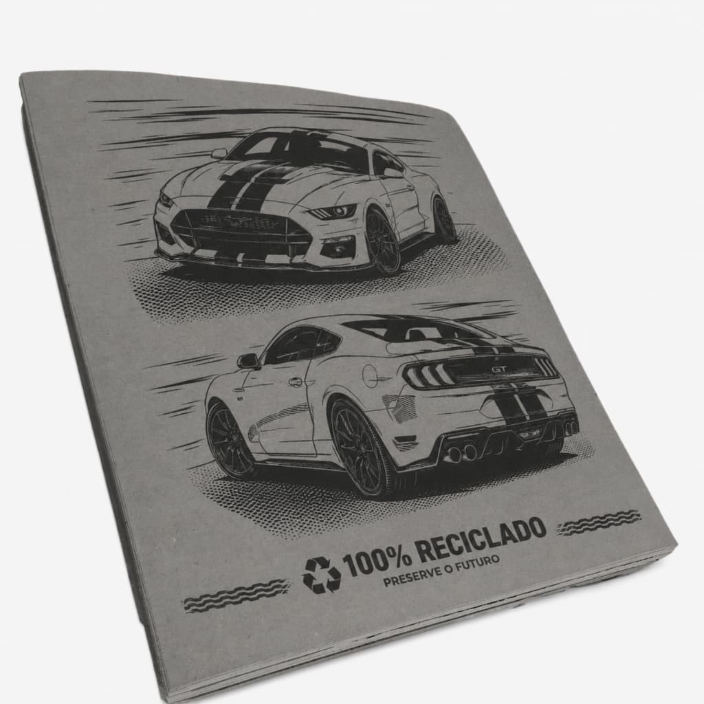 Tapete P/lava Rápido 4kg - Lava Jato Estética Automotiva Estampa Mustang Branco Tapetinho