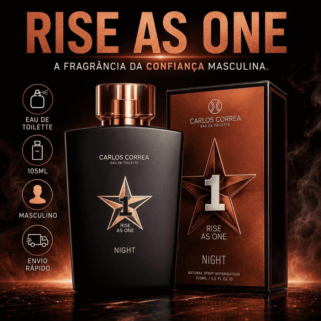 Perfume Masculino, Carlos Correa, Rise As One Night,  Importado, Eau de Toilette