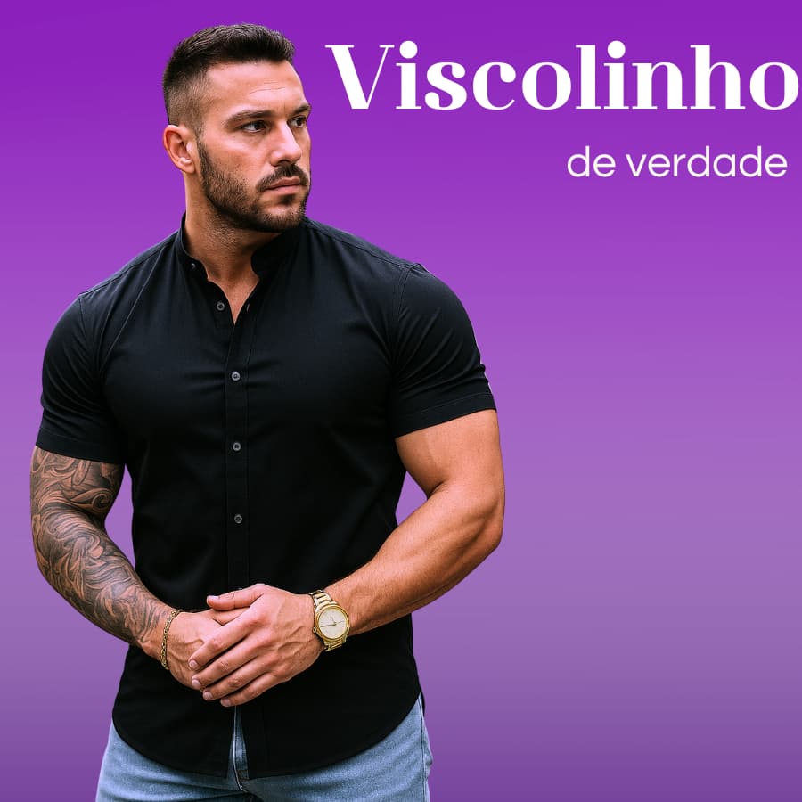 CAMISA SLIM GOLA PADRE MANGA CURTA SLIM CASUAL CHIQUE HOMEM ELEGANTE