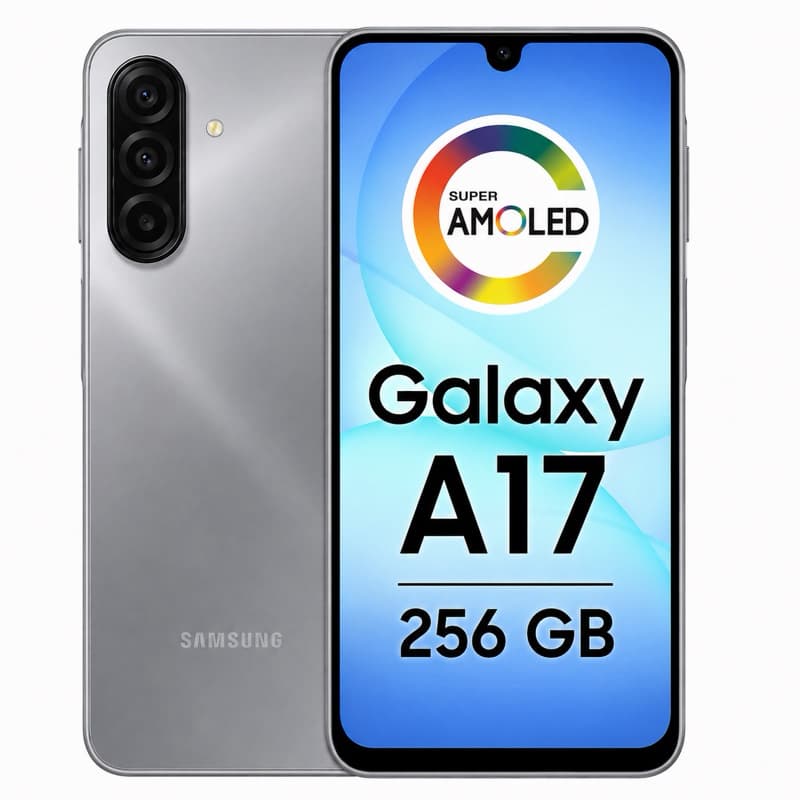 Celular Samsung Galaxy A17 4G 256GB 8GB RAM Tela 6.7" Super AMOLED