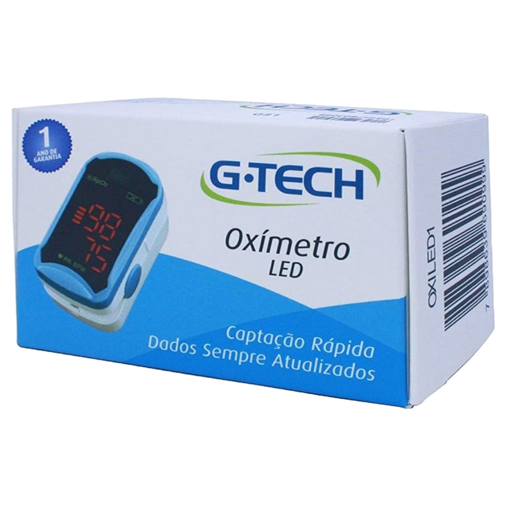 Oximetro de Dedo Adulto GTECH Original c/ NF