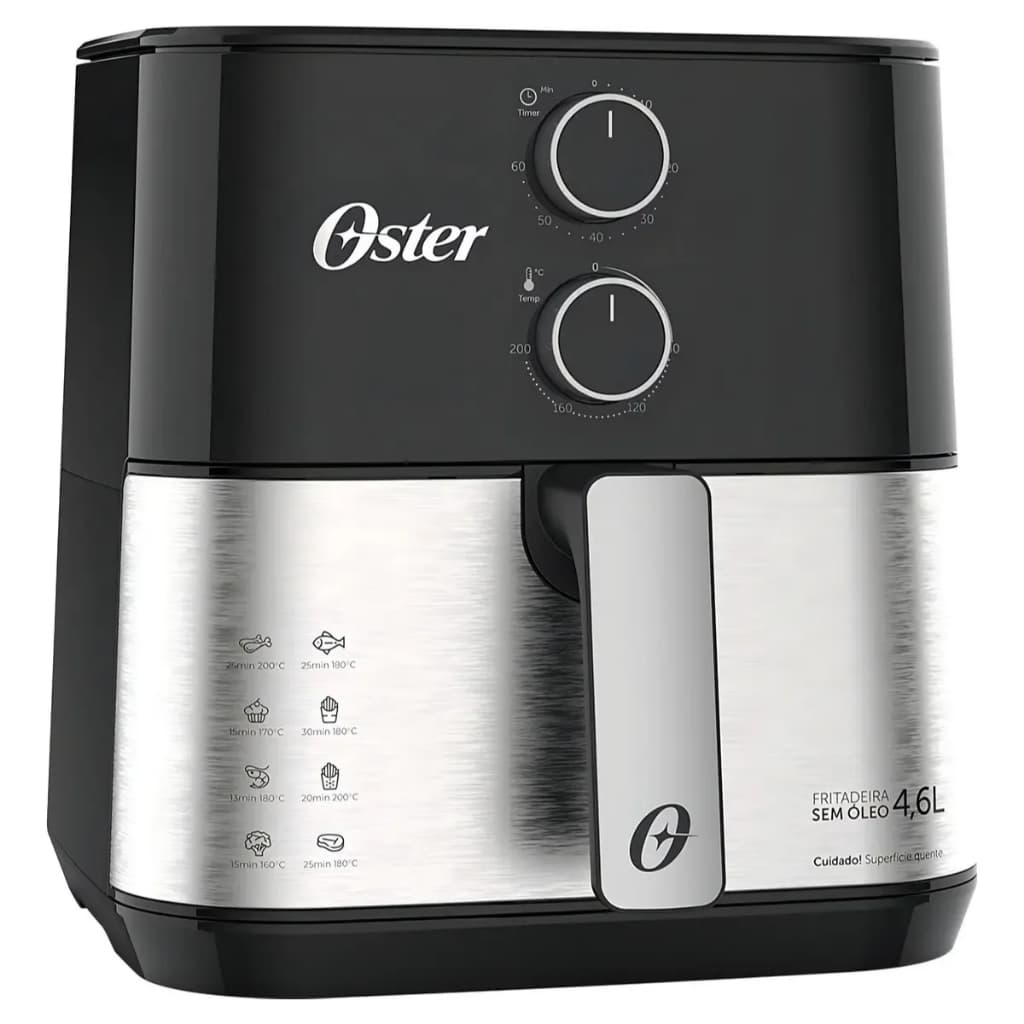 Fritadeira Sem Óleo Oster Inox Compact Ofrt520 127V