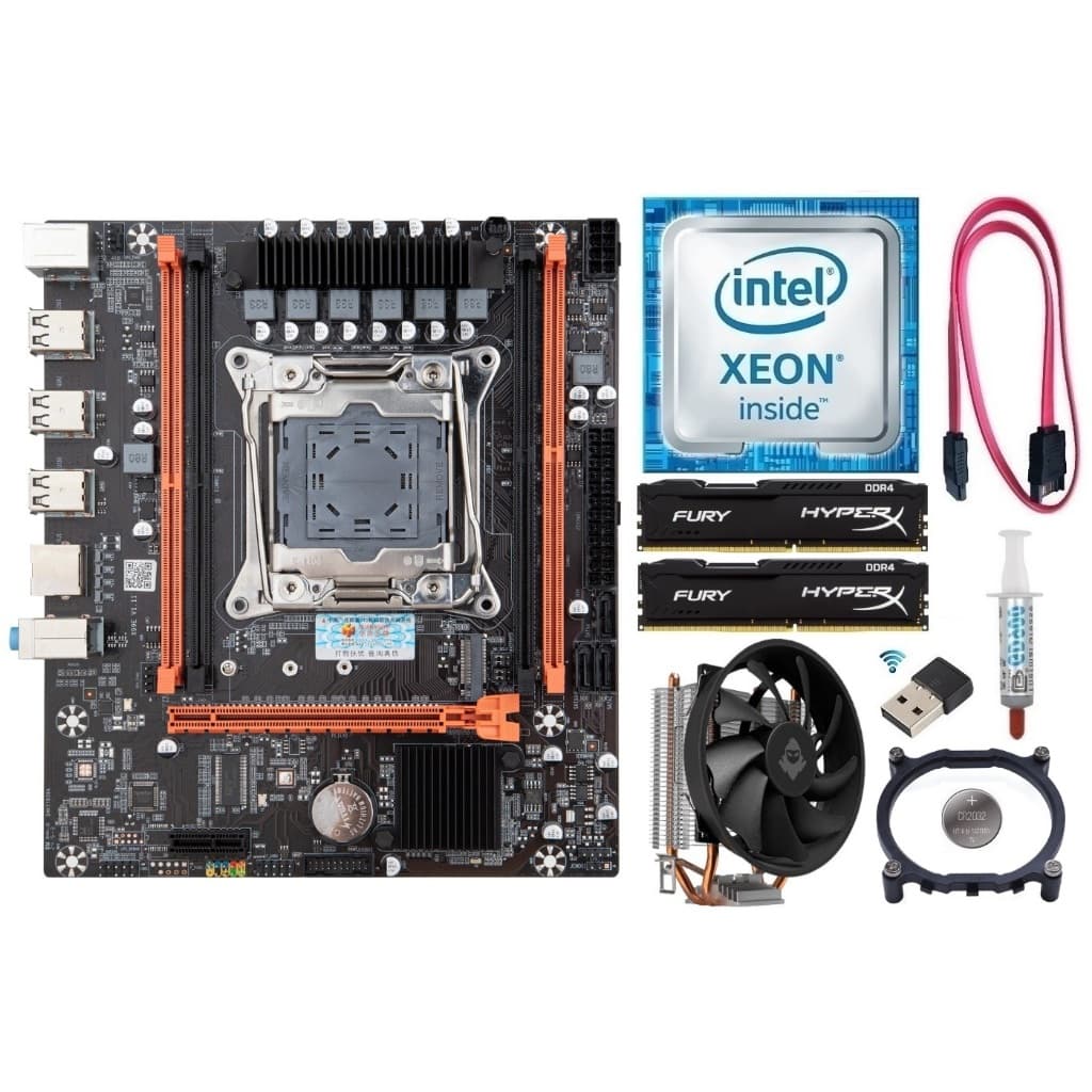 Kit Gamer X99 Xeon E5 2650 v4/ 8GB-16GB DDR4/ Cooler/ Wi-fi