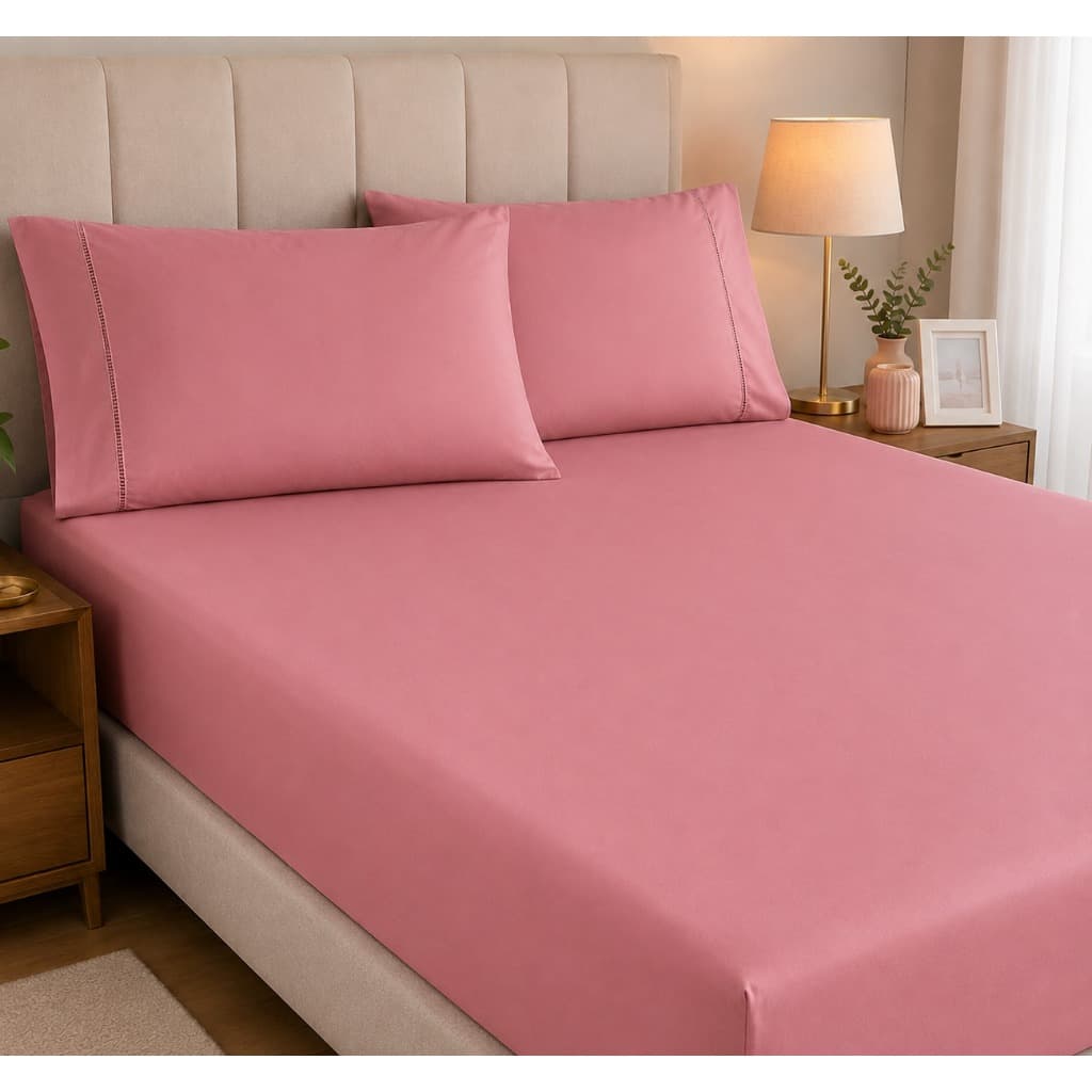 Kit Lencol Jogo de Cama Berço Solteiro Casal Queen King 400 fios Toque Macio Ponto Palito