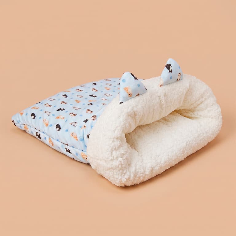 Casinha para Gato Pet Macia Forrada Peluciada Cama Toca para Descanso Confortável e Quentinho