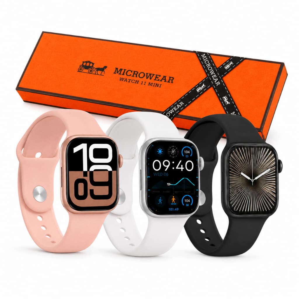 Relógio Smartwatch W11 mini 42mm Responde Whatsapp Microwear Serie 11