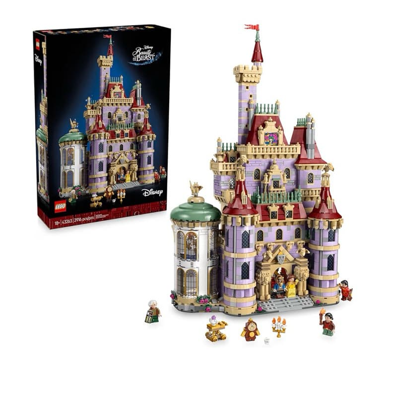 LEGO Disney Princess Castelo de a Bela e a Fera 43263 2.916 Peças blocos de montar conjunto