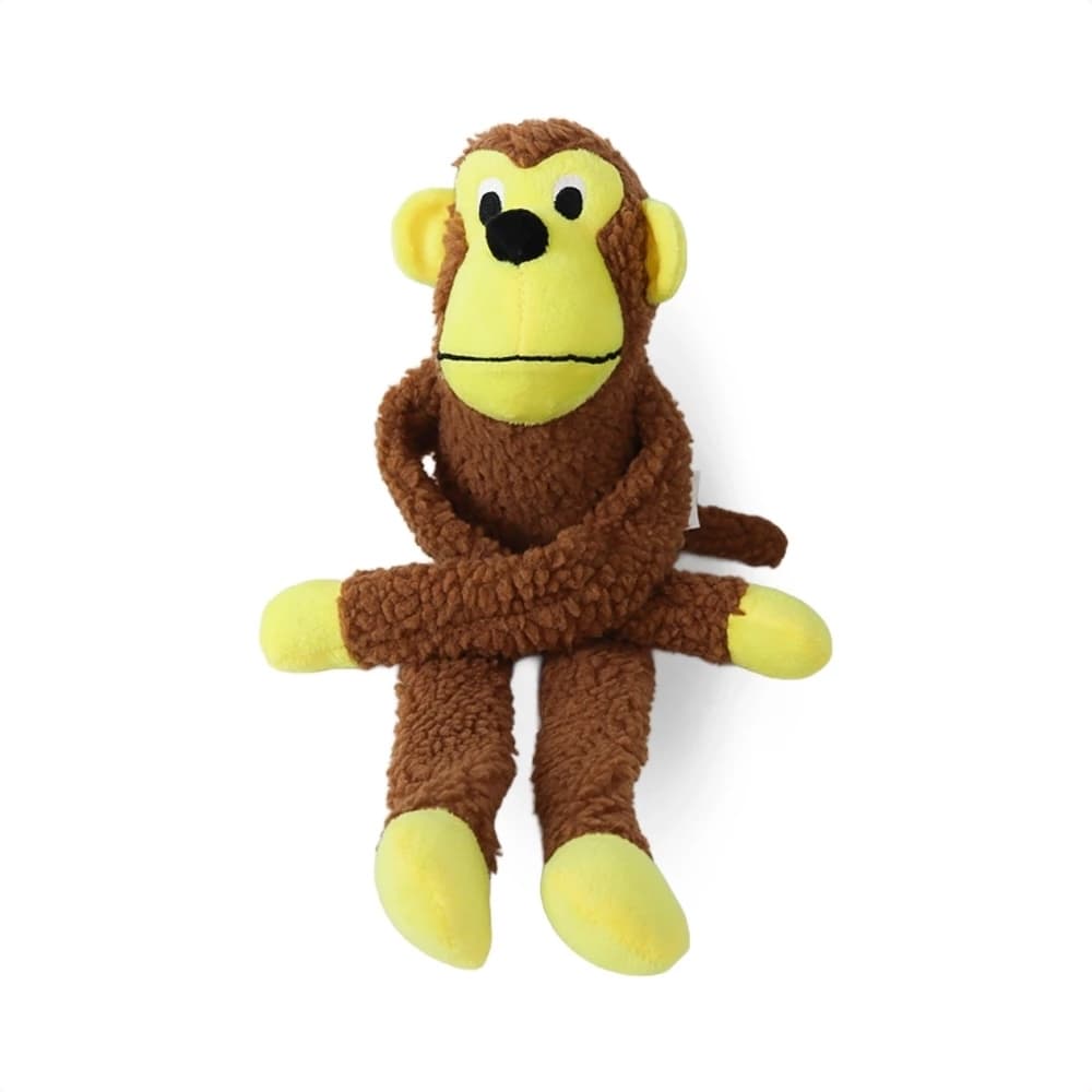 Brinquedo Cachorro Pelúcia Macaco 45 cm com Apito