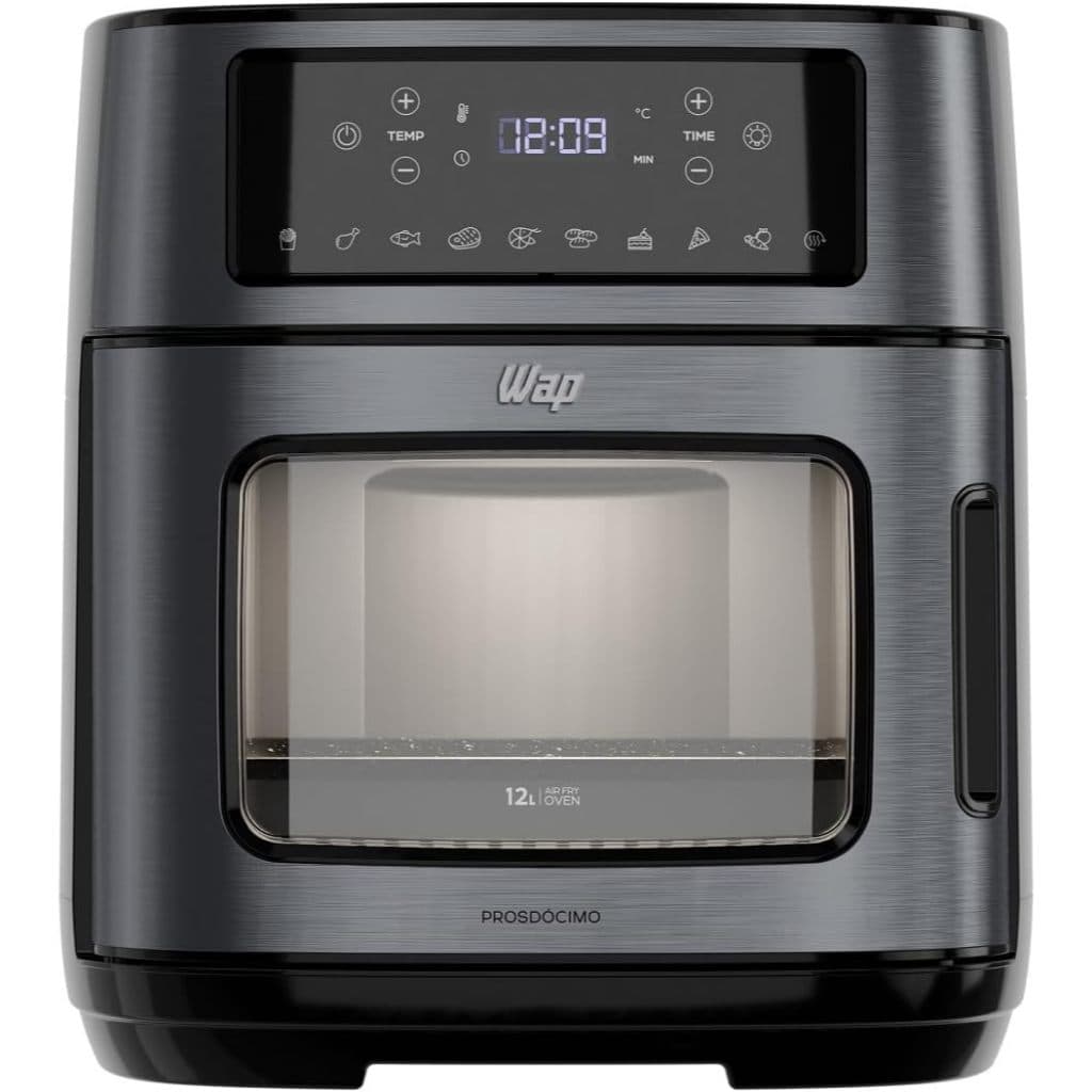 Air Fryer Oven WAOD2 Preto e Inox Black Digital com Timer 12L 127V