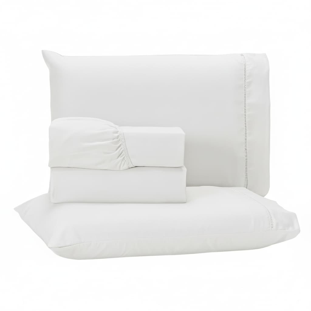 Jogo de Lençol Super Macio 400 Fios 3 e 4 Peças Cama Solteiro Casal Queen King