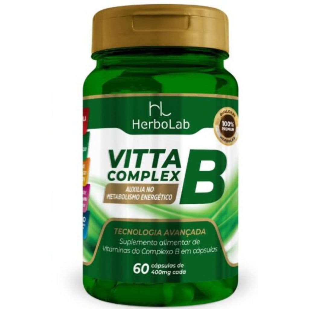 VITAMINA  B COMPLEXO - Todas as vitaminas do complexo B em elevada concentração