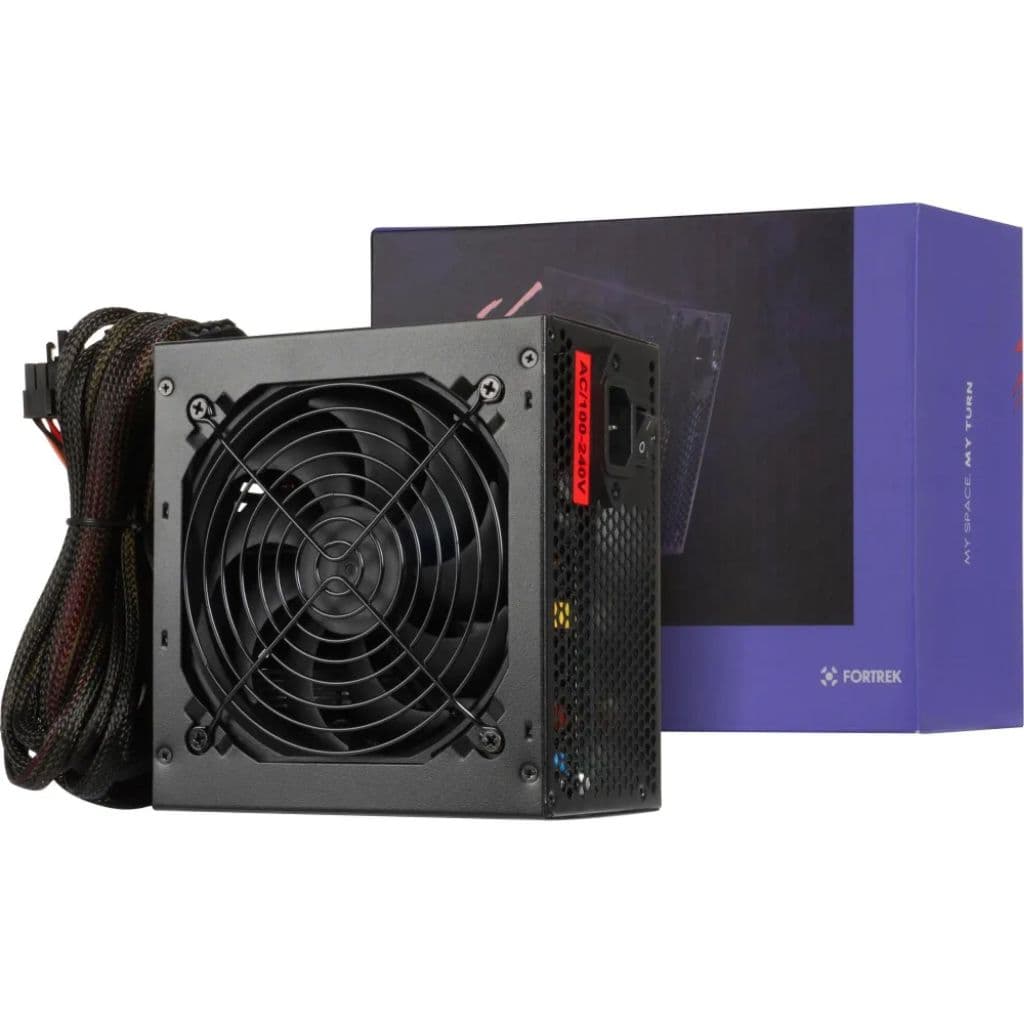 Fonte Gamer Fortrek Black Hawk 500W 80 Plus Bronze PFC Ativo Potência Real PC Gamer ATX