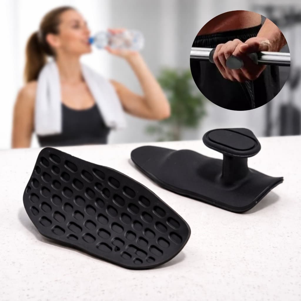 Luva de Academia Silicone Grip Musculação Treino Antiderrapante Protetor de Pegada Barra Halteres