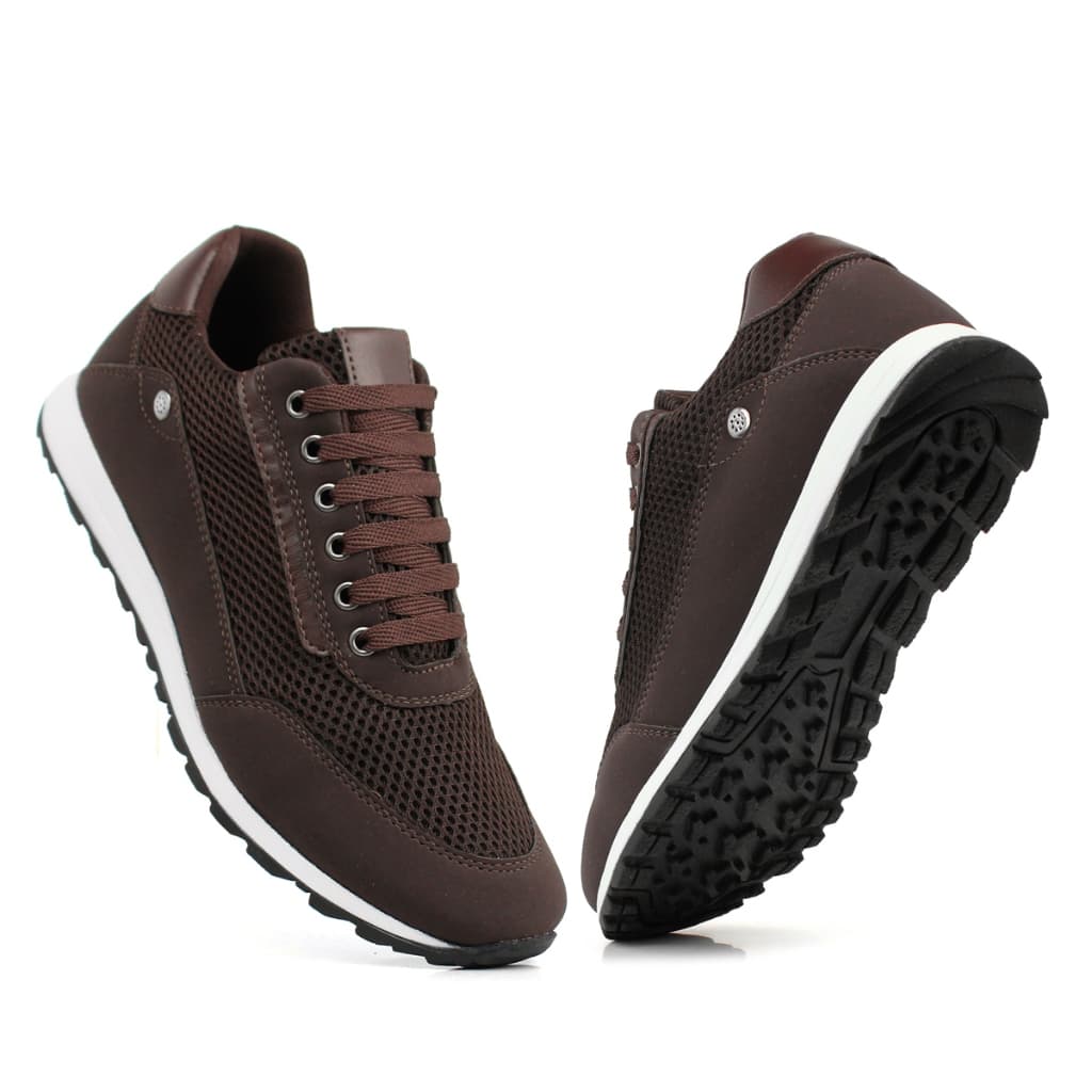 Tênis Masculino Casual Sapatenis Jogging Estiloso Confortavel Moderno Calçado Top