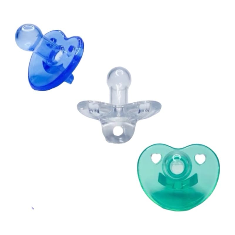 Chupeta Para Bebê Bico Redondo 100% Silicone, Menina e Menino tamanho 2 Fase 2 Diversas Cores