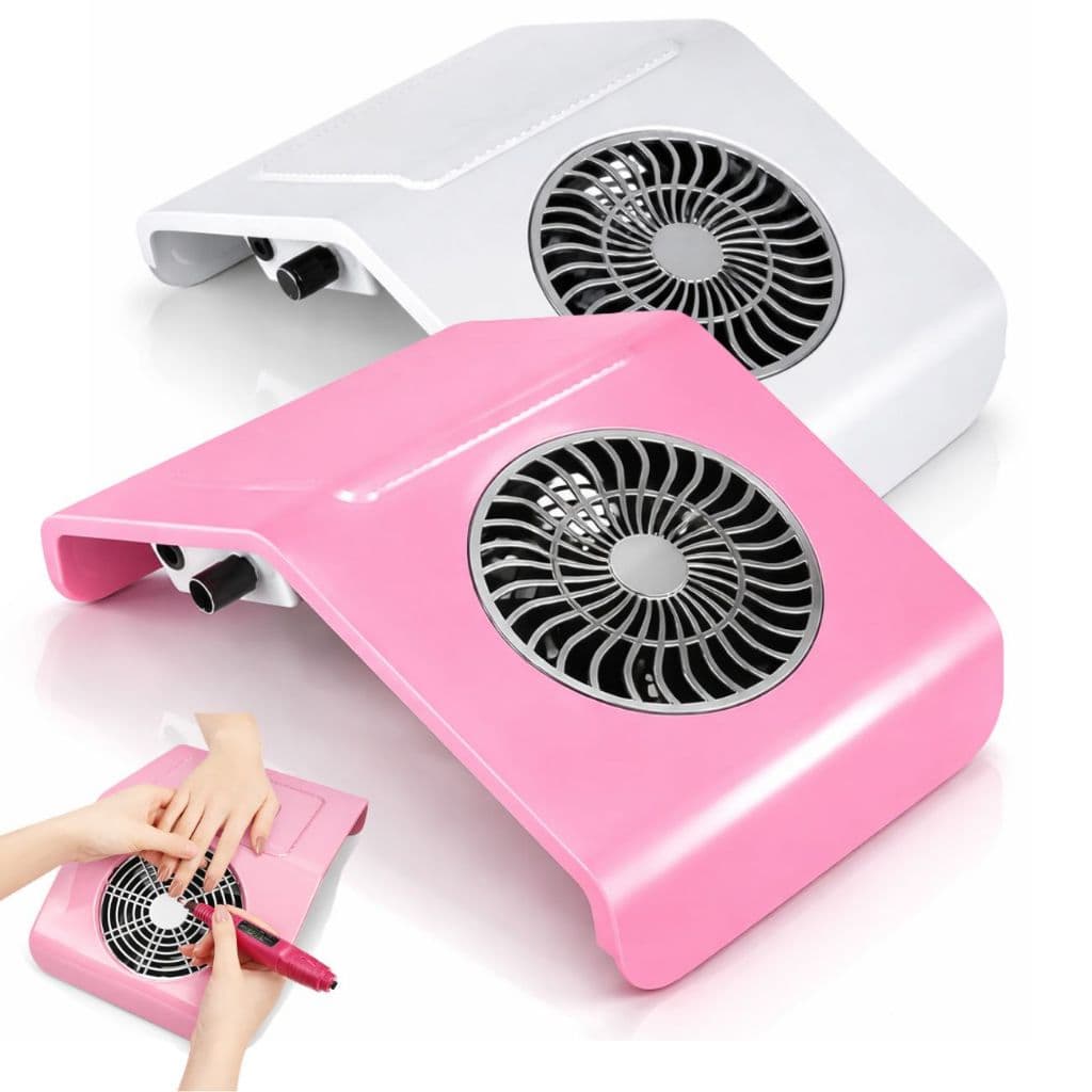 Coletor Aspirador Sugador de Pó de Unhas de Gel Acrigel Porcelana para Manicure Profissional Bivolt