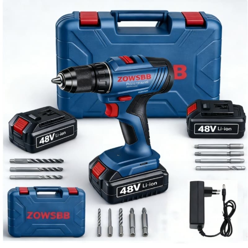 Furadeira parafusadeira Bosch GSR 185-li 48v Brushless Furadeira elétrica 2 Baterias furadeira de impacto elétrica