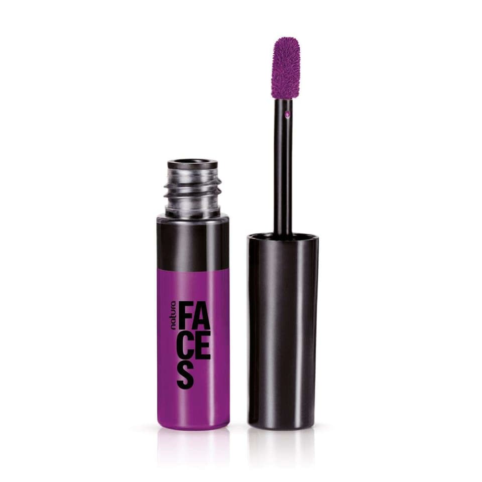 Batom Líquido Matte Longa Duração Natura Faces -Roxo Digital