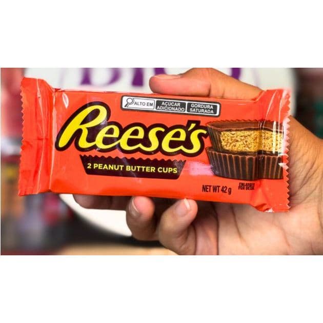 Chocolate Reeses - Tortinha Peanut Butter 42 g - Importado