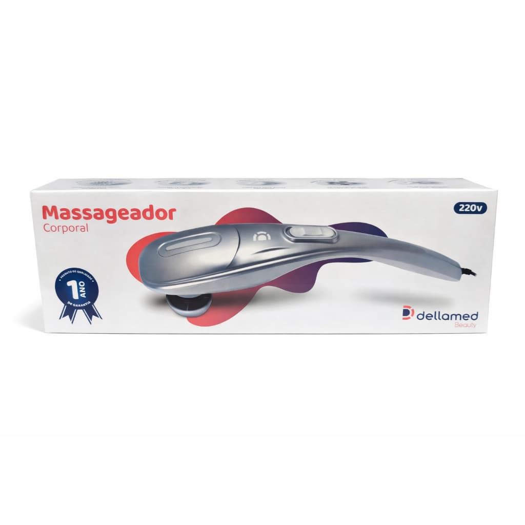 Massageador Corporal Dellamed Relaxamento e Bem-Estar Corpo todo Relaxamento Muscular Alívio de Tensões