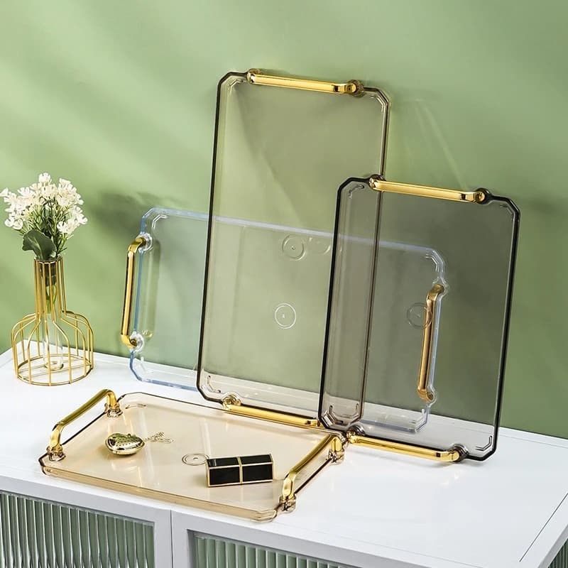 Bandeja Acrílico Cristal Organizadora Multiuso Premium Luwave
