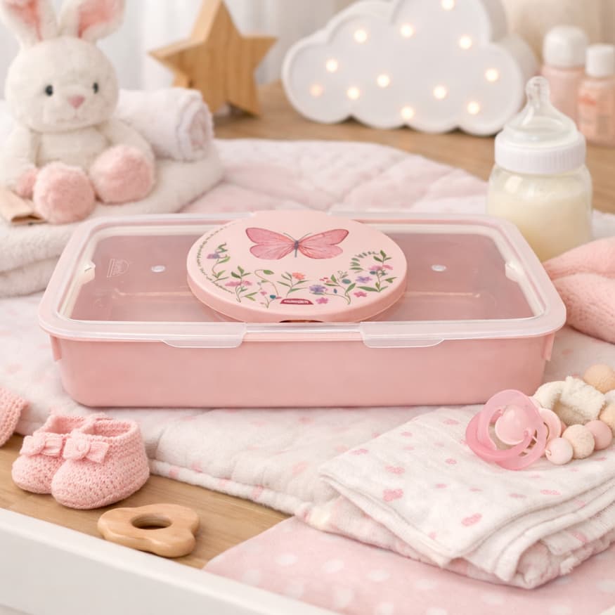Porta Lenço Umedecido Infantil com Abertura Frontal Bebe Patrulha Canina Mickey Minnie Personagens