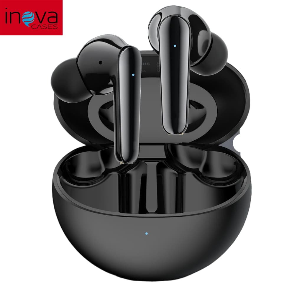 INOVA Fone de ouvido bluetooth 5.4 sem fio Pro4 Premium HiFi 9D Estéreo Alta Fidelidade Fone Microfone