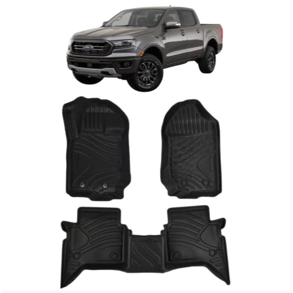 Jogo Tapete Bandeja Ford Ranger 2019 Até 2022 Automotivo