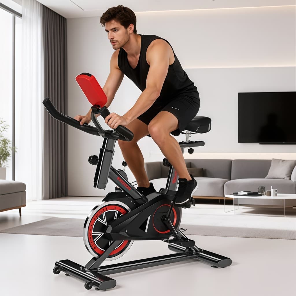 Bicicleta Sport Indoor Ergométrica Exercício em Casa Bike Spinning Funcional Pilates Profissional-V3