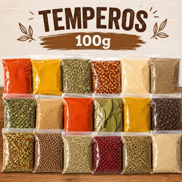 Temperos Variados 100g Escolha o Seu
