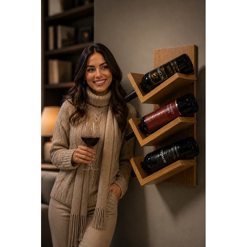 Adega de parede suporte para vinhos taças barzinho suporte prateleira