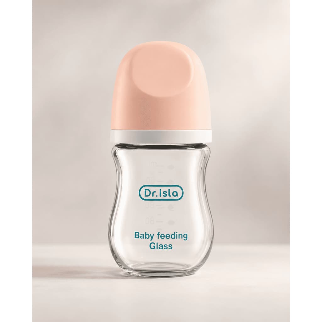 Mamadeira De Vidro 90ml Anticólica Livre De Bpa Dr Isla, mamadeira infantil, bebe, enxoval, mamadeira vidro, infantil